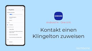 Kontakt einen Klingelton zuweisen  Samsung Android 14  One UI 6 [upl. by Ymaral701]