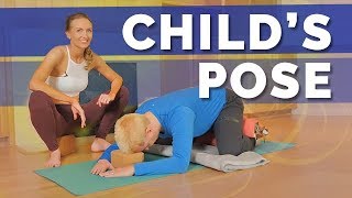 How to Do Childs Pose Stretch Properly for Yoga Beginners [upl. by Cida]