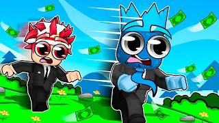 Spending 10000 to BEAT DigitoSIM IN RACE CLICKER [upl. by Lekkim]