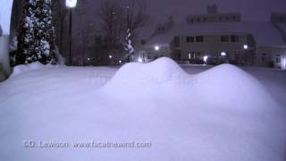 Feb 8 2013 NorEaster  Timelapse [upl. by Ellard361]