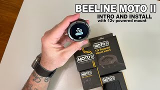 Beeline Moto II Intro and Install with the 12v powered mount on a 2020 Royal Enfield Interceptor 650 [upl. by Aiam]