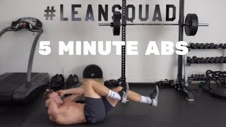 5 Minute Abs  Leansquad Body Weight Ab Finisher [upl. by Agretha429]