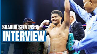 Shakur Stevenson Gives His Assessment On Performance Vs Artem Harutyunyan  PostFight Interview [upl. by Nonahs424]