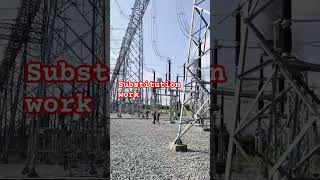 Substation Work Part 1 👉ytshorts india hardwork trending [upl. by Ver245]