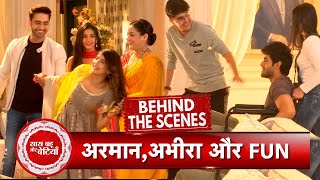 Yeh Rishta Kya Kehlata Hai BTS AbhiraArmaans Fun Moment With Their Family On The Set  SBB [upl. by Curry]