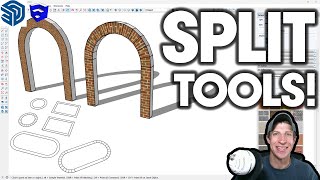 Easily Split Up Quad Faces in SketchUp with SPLIT TOOLS [upl. by Spevek956]