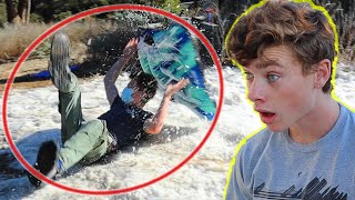 CRAZY SLEDDING WIPEOUTS  VLOG 6 [upl. by Hike]