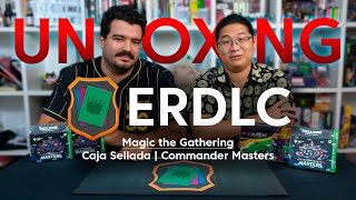 UNBOXING  Magic The Gathering Commander Master Set box boosters  Locura de unboxing [upl. by Mesics]