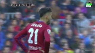 Yannick Ferreira Carrasco vs FC Barcelona Away 3012016 HD 720p [upl. by Kronick538]