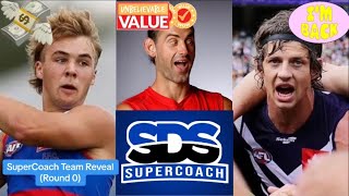 Round 0 Team Reveal AFL SuperCoach 2024 SDS SuperCoach [upl. by Emilee969]