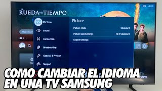 Como Cambiar el Idioma en una Smart TV Samsung [upl. by Ahsitruc]