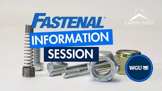 Career Quest Fastenal Information Session [upl. by Paton]