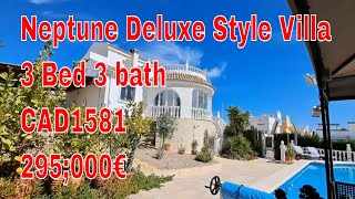 Camposol Neptune Deluxe Style Villa Spanish villas for sale costa Calida villas [upl. by Kinelski]