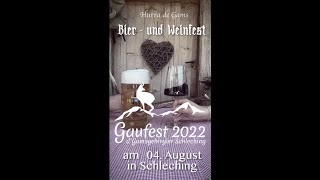 Gaufest 2022 Schleching  „Bier und Weinfest“ [upl. by Yllus]