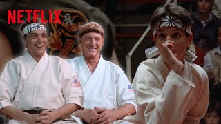 Ralph Macchio amp William Zabka React to Their Karate Kid Fight  Cobra Kai  Netflix [upl. by Connie]