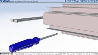 Scrigno pocket door cassette assembly [upl. by Adiuqal]