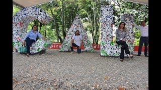 Así luce la renovada escultura de letras a Cali frente a la Casa Obeso Mejía [upl. by Rehpitsirhc]