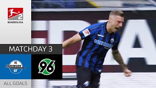 Paderborn Goes GoalCrazy  SC Paderborn 07  Hannover 96 42  All Goals  MD 3 – BuLi 2  2223 [upl. by Irrep]