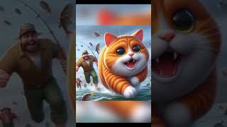 cat sal fish and police viralvideo youtubeshorts shortfeed subscribe [upl. by Larner883]