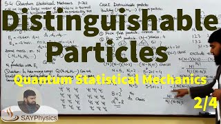 L512 Quantum statistical mechanics the general case distinguishable particles [upl. by Allx10]