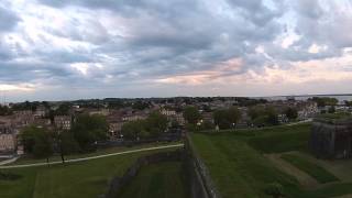 Drone Citadelle Blaye Bordeaux Southwest France [upl. by Teiluj]