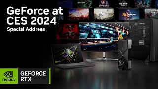 CES 2024  GeForce 特別講演 [upl. by Attelrac]