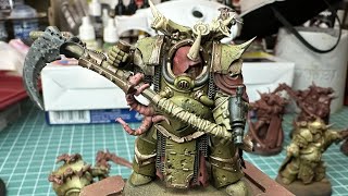 Death Guard DeathShroud Terminators Color Blocking 3 [upl. by Ive]