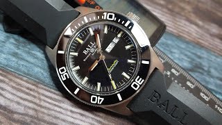 Ball DM3308APCBK Engineer Master II Skindiver Heritage [upl. by Dnalkrik]