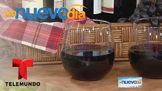 Consejos de Cocina Descubre diferentes tipos de vinos  Un Nuevo Día  Telemundo [upl. by Dyche]