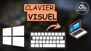 Afficher le clavier visuel sur Windows 101178 [upl. by Kreiner]