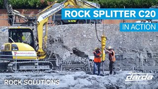 DARDA  ROCK SPLITTER C20  Rock Solutions [upl. by Yellehs]