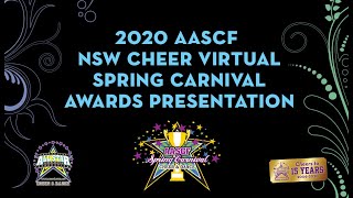 2020 AASCF NSW Cheer Spring Carnival Awards Presentation [upl. by Elinore931]