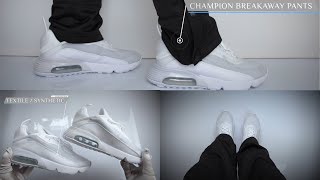 Nike Air Max 2090 White review  Unboxing amp On Feet [upl. by Torosian]