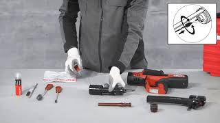 Hilti DX76 – DX76 PTR How to clean [upl. by Tnarud348]