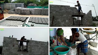 30 days  ல் கட்டப்பட்ட இன்டர்லாக் பிரிக் Single Bhk வீடு  interlock bricks step by step building [upl. by Crescen]