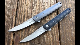 The Boker Mini Kwaiken Pocketknife in Ti and Carbon Fiber The Full Nick Shabazz Review [upl. by Alston827]