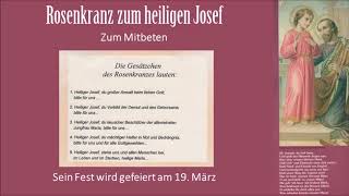 Rosenkranz zum heiligen Josef [upl. by Mehetabel]