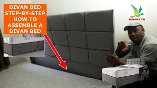 Divan Bed StepByStep How To Assemble a Divan Bed [upl. by Aidul]