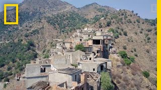 Explore a Ghost Town in Southern Italy  National Geographic [upl. by Eivol]