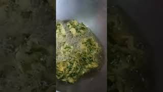 Adhunik moja r recipe tela kochu r patar pokora recipe cookingchannel [upl. by Jeb462]