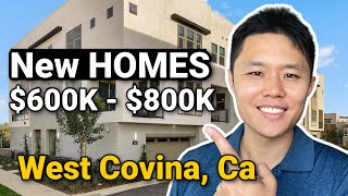 West Covina CA Newbuilt Townhome Tour I Meritage Homes I Lennar Homes [upl. by Aneetak]