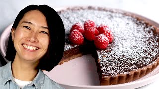 How to Make the Silkiest Chocolate Tart with Rie [upl. by Mera]