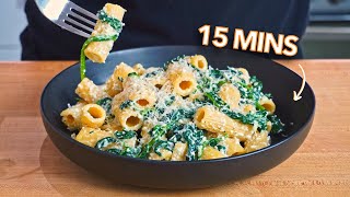 Quick amp Easy Ricotta amp Spinach Rigatoni  Pasta Recipe [upl. by Abibah]