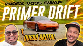 BRUTAL Nissan 240SX HACE SU PRIMER DRIFT  Terminamos El SWAP DE FRENOS 300ZX y LO PISAMOS A FONDO [upl. by Ahsaercal]