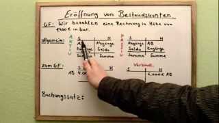 Bestandskonten eröffnen Aktiv Passiv  Full [upl. by English]