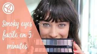 TUTO MAQUILLAGE  Le Smoky Eyes facile pour débutants  Yves Rocher [upl. by Sinnej]