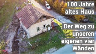 Wir renovieren ein 100 Jahre altes Haus ein starkes Fundament muss her Bauvlog 4 [upl. by Lekcar]