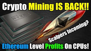 CPU MINING Is Hitting ETHEREUM Level PROFITS WTF [upl. by Nichol]