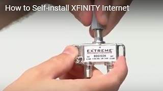 How to Selfinstall XFINITY Internet [upl. by Mosi]