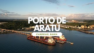 Filmagem aérea no Porto de AratuCandeias [upl. by Gile]